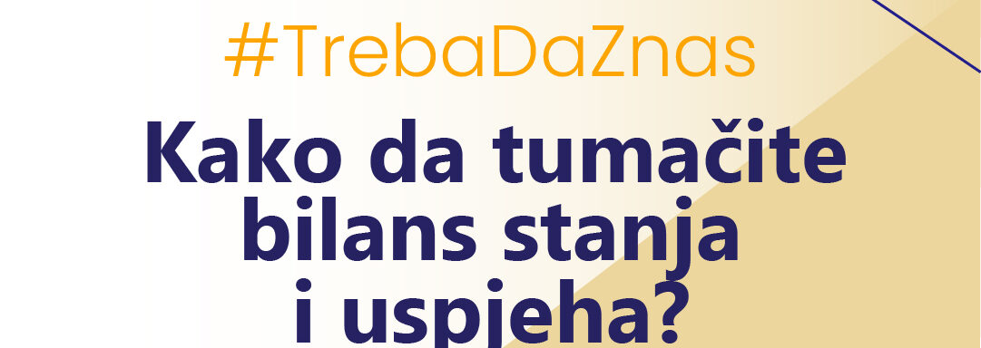 Kako da tumacite bilans stanja i uspjeha